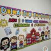 Painel dia da escola