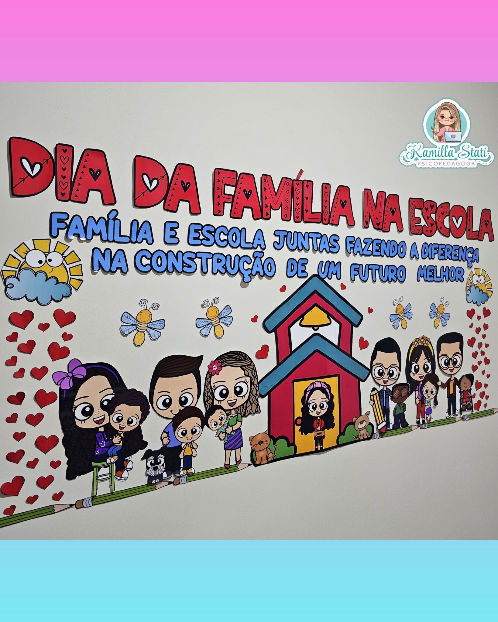Painel dia da família na escola - Materiais Para Profes: Seu Portal de ...