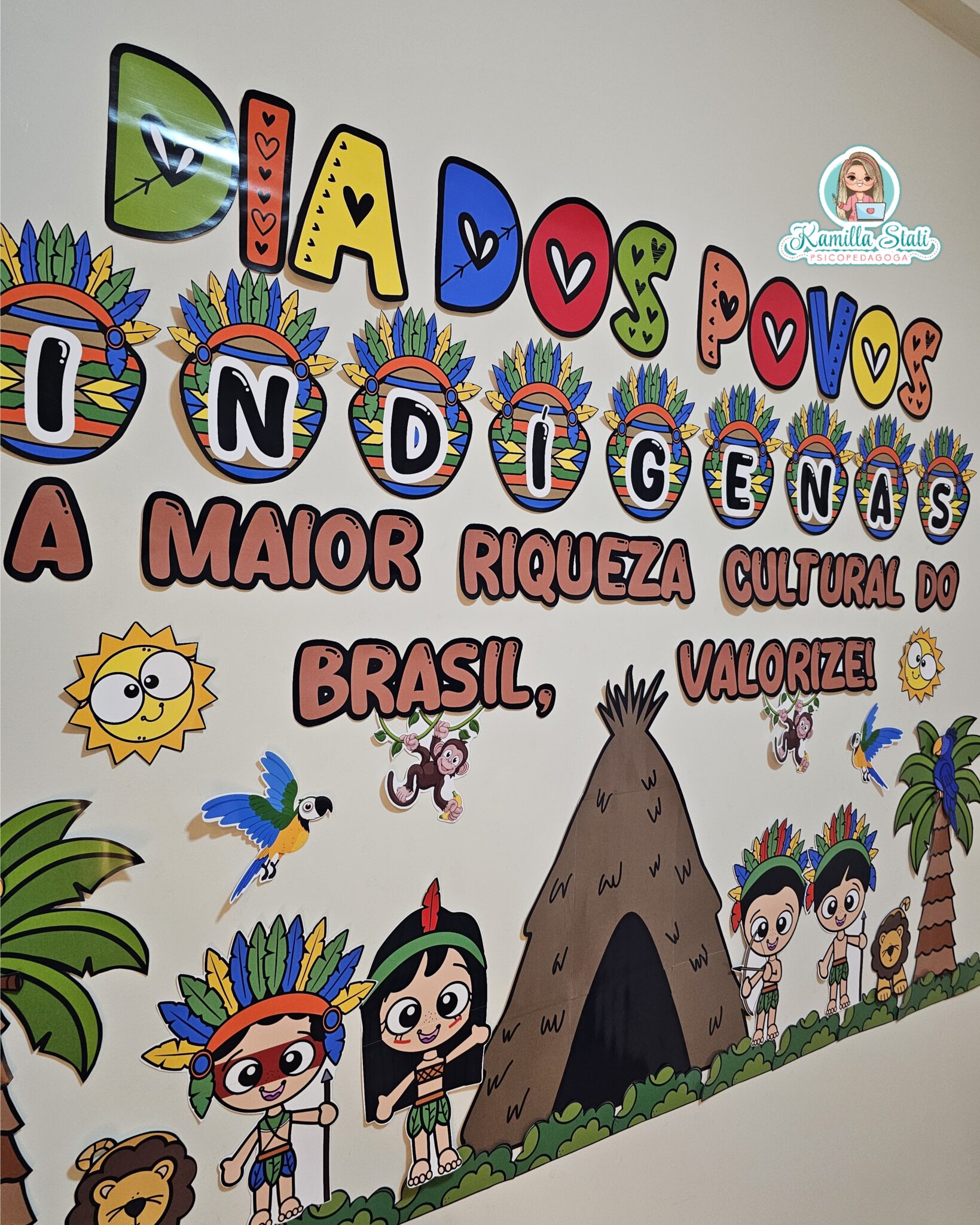 Painel dia dos povos indígenas - Materiais Para Profes: Seu Portal de ...