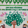 Mural das mãozinhas dia da árvore - Imagem 4