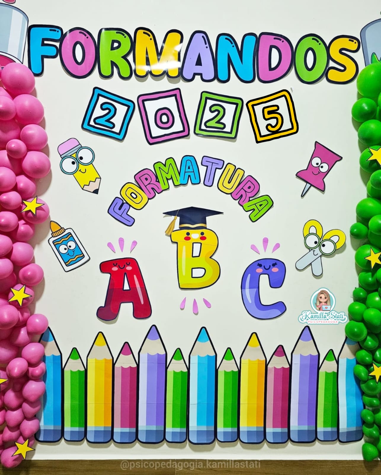 Painel balão formatura Abc 2025 - Imagem 4