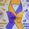 Painel março amarelo e lilás - Imagem 5