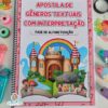 Apostila de gêneros textuais com interpretação: fase de alfabetização