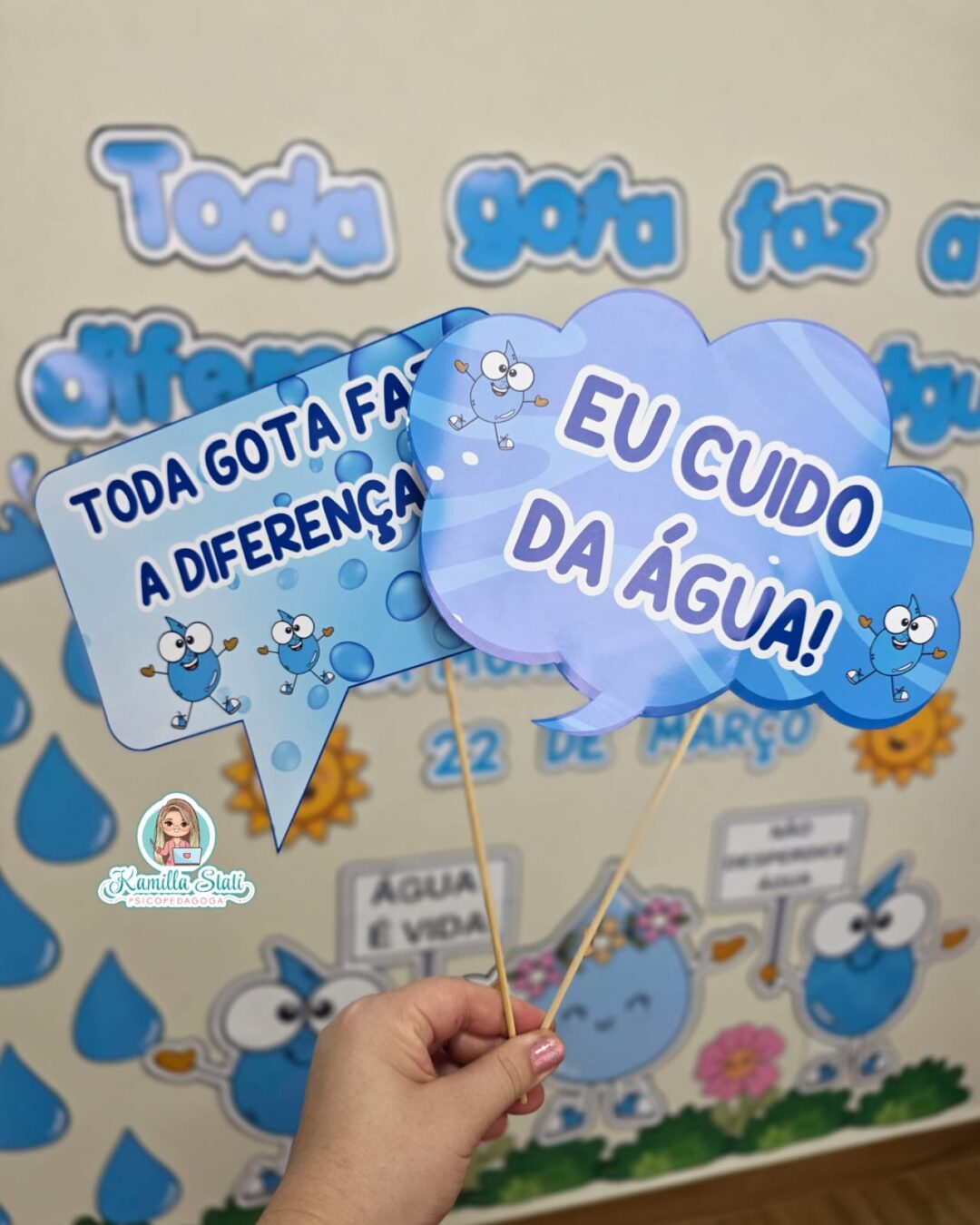 Painel dia da água + lembrancinhas - Image 8