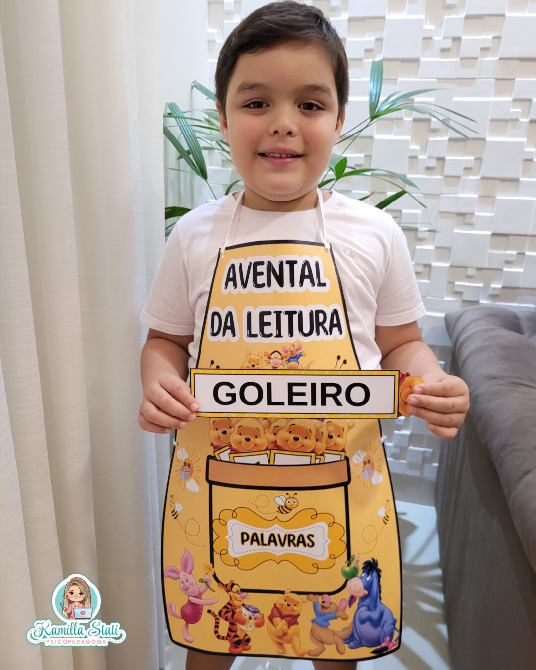 Avental da leitura (palavras)