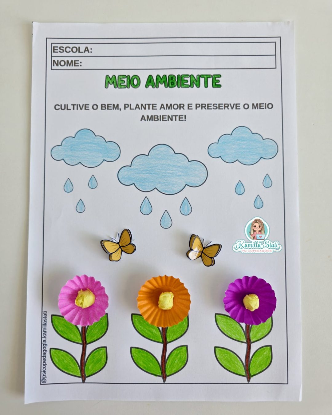 Atividades meio ambiente para pintar e enfeitar - Imagem 3