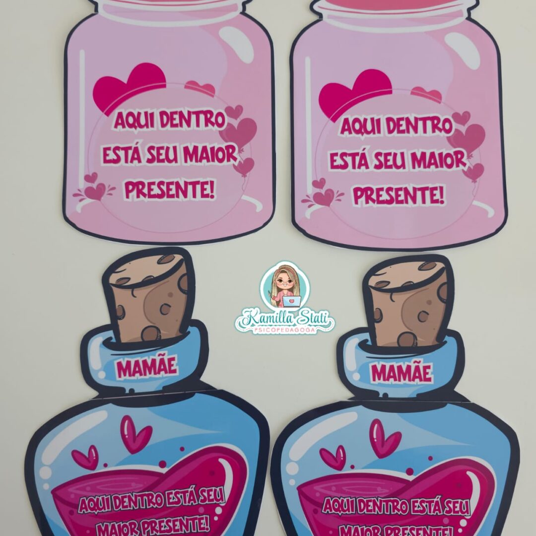 Cartão aqui dentro está seu maior presente mamãe
