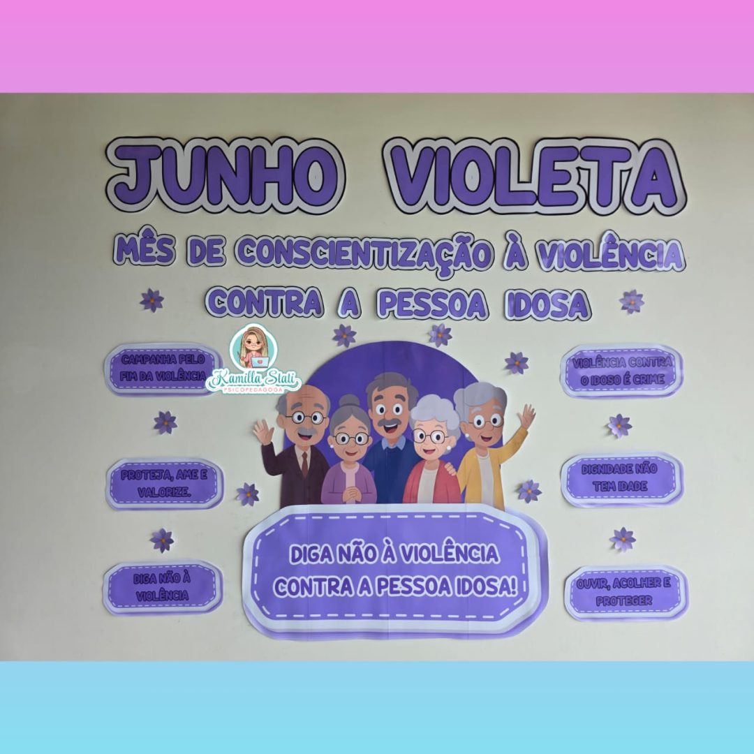 Painel junho violeta