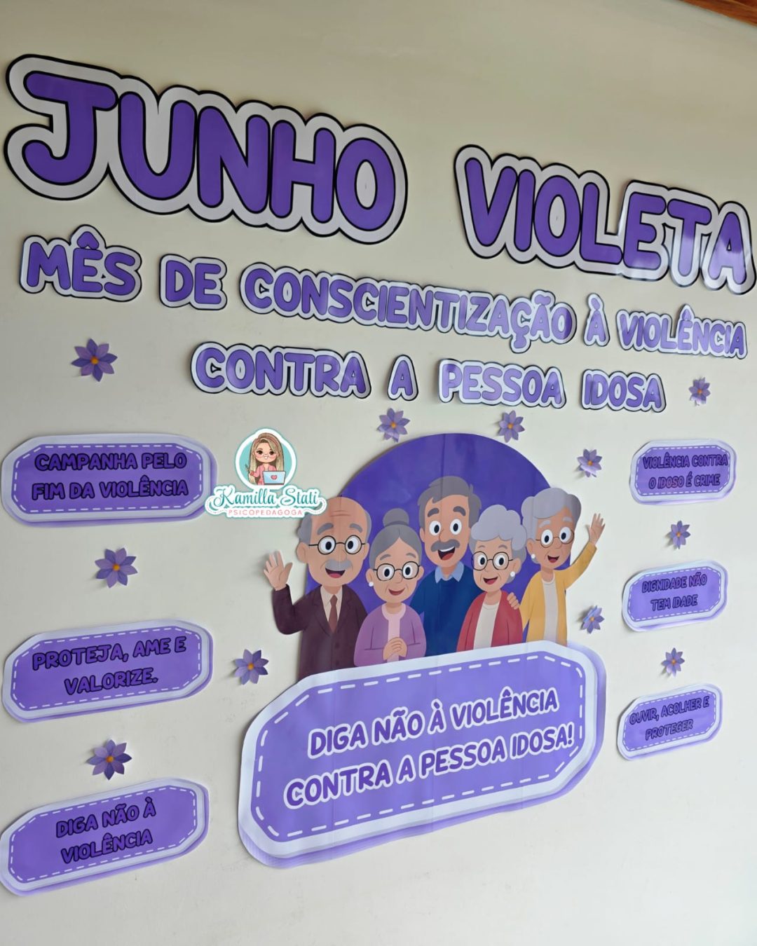 Painel junho violeta - Imagem 2