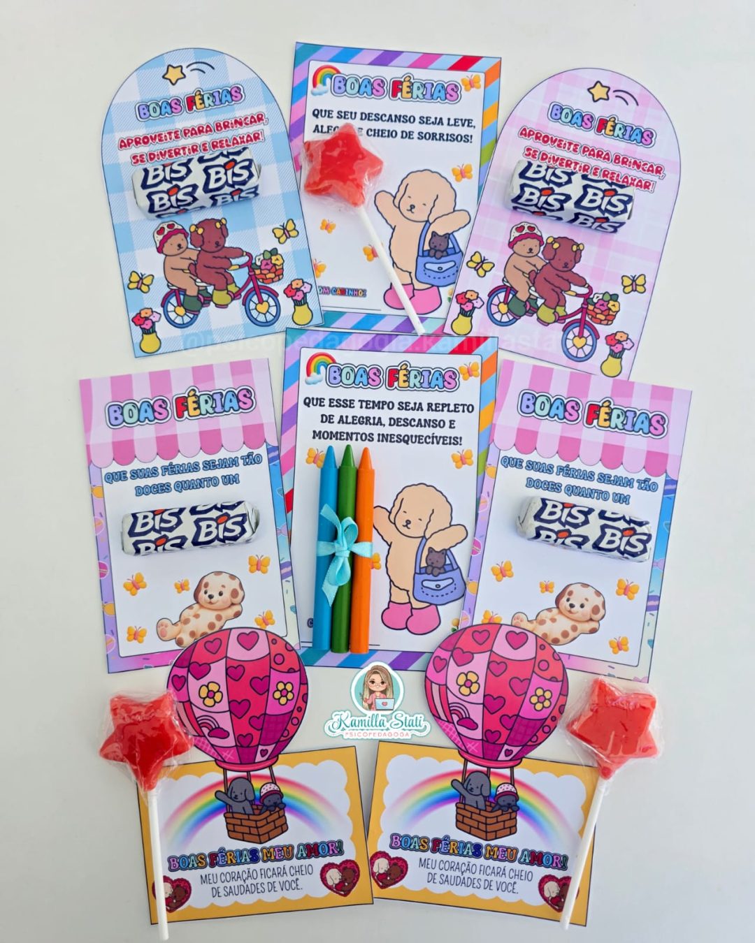 Cartõezinhos de férias Bobbie Goods