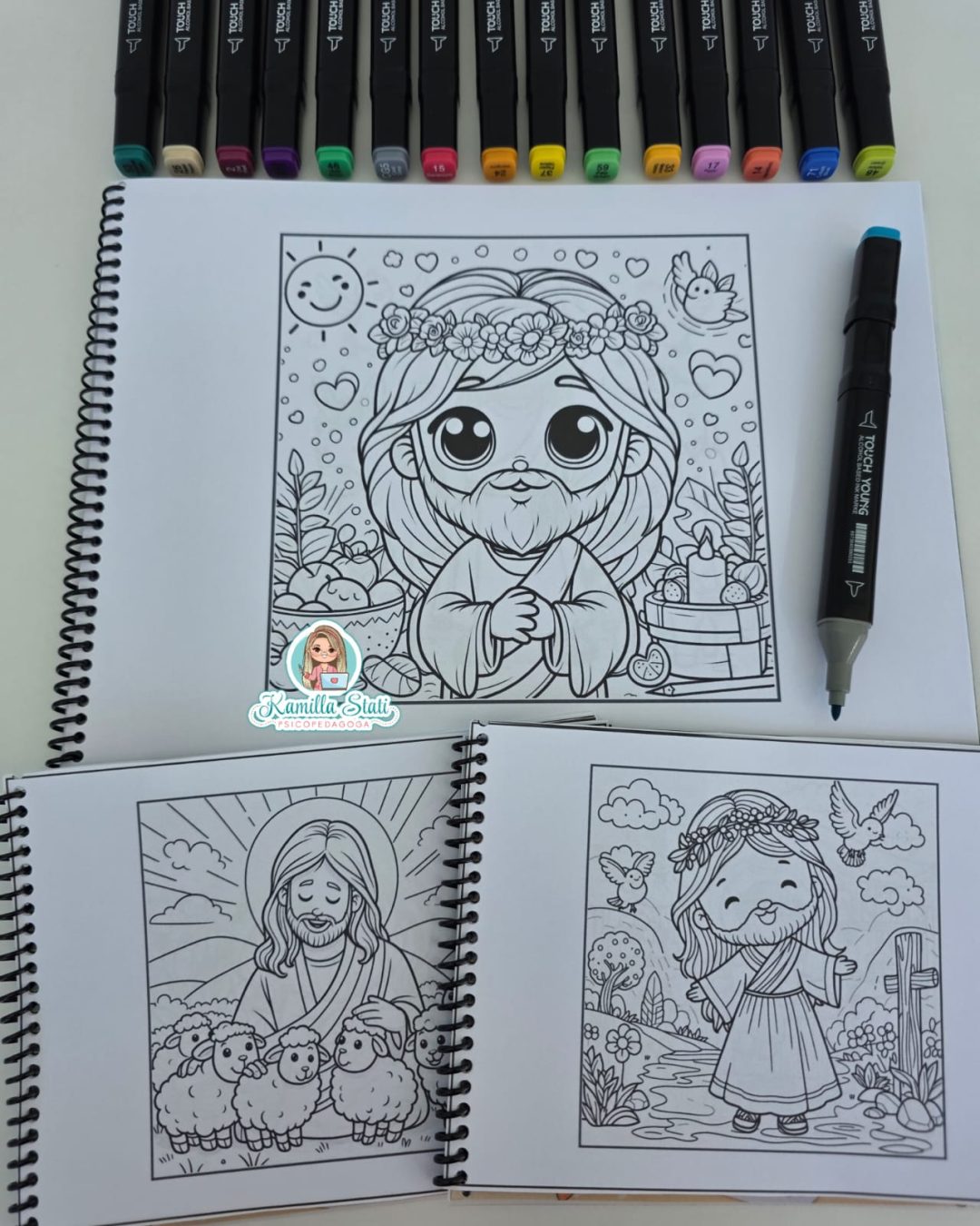 Livro para colorir pintando com Jesus - Imagem 9