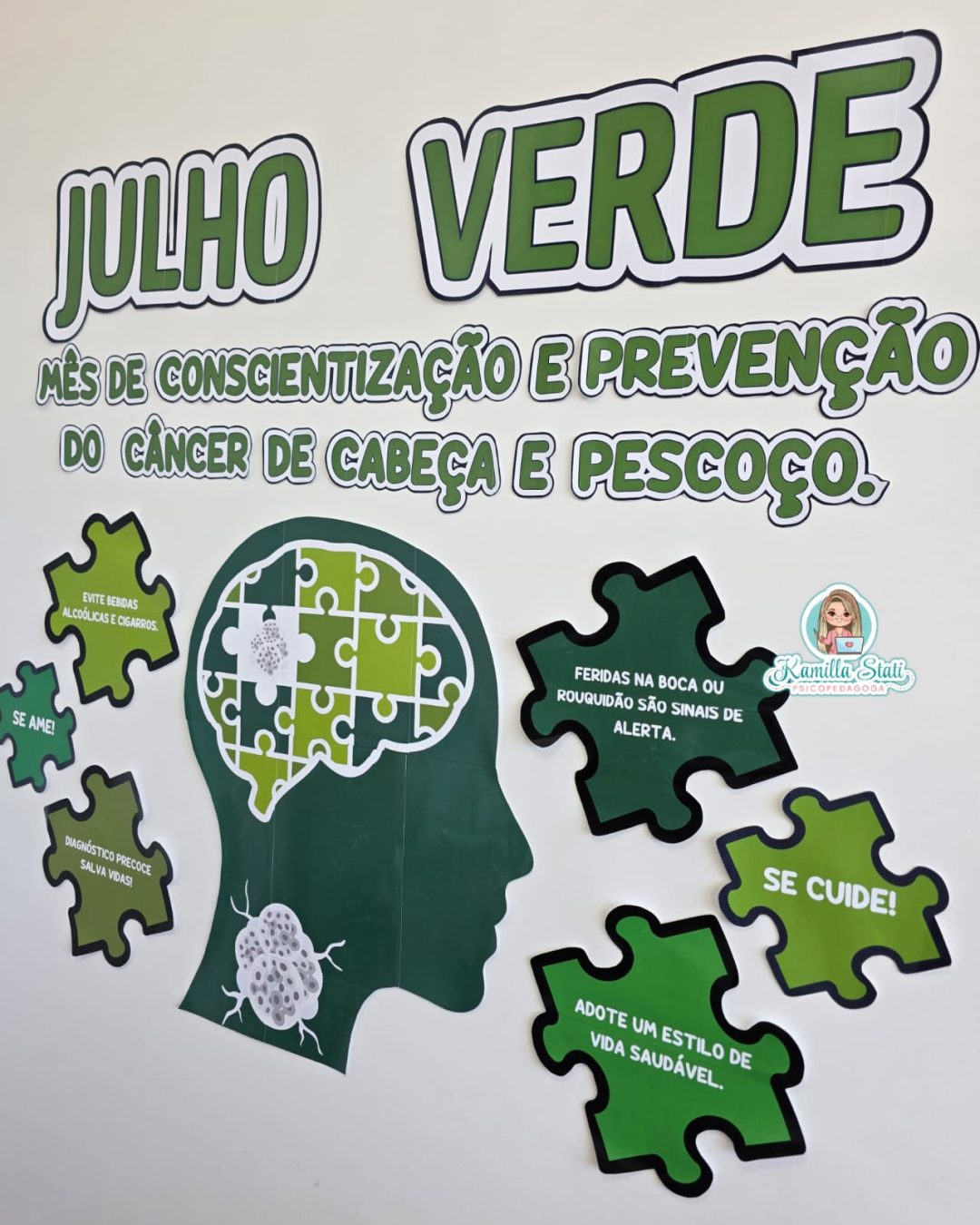 Painel Julho verde câncer de cabeça e pescoço - Imagem 2
