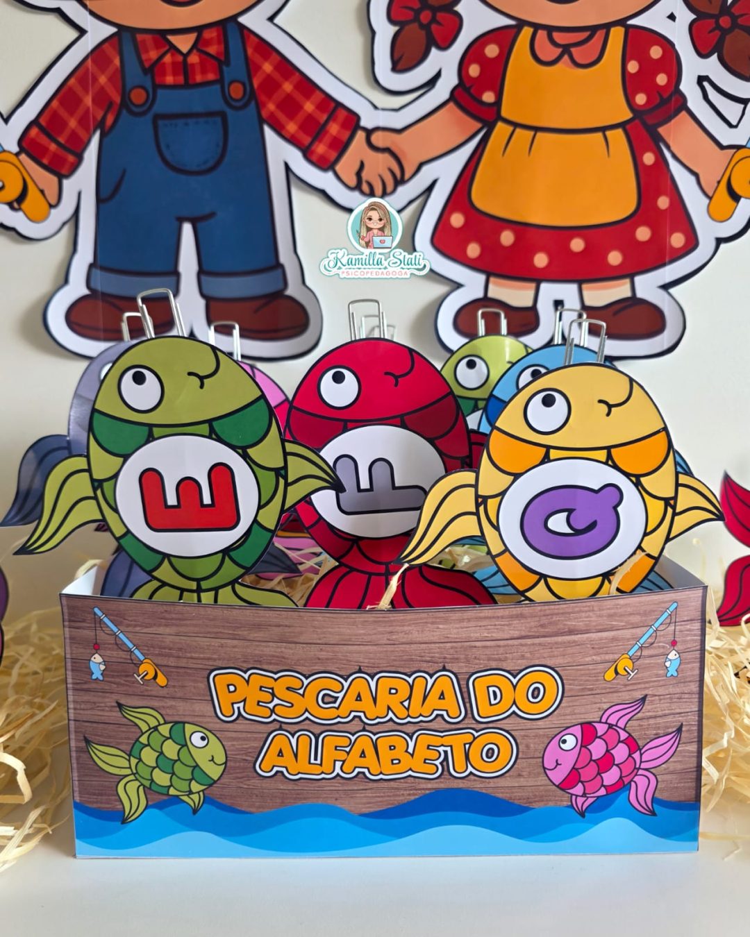 Pescaria do alfabeto