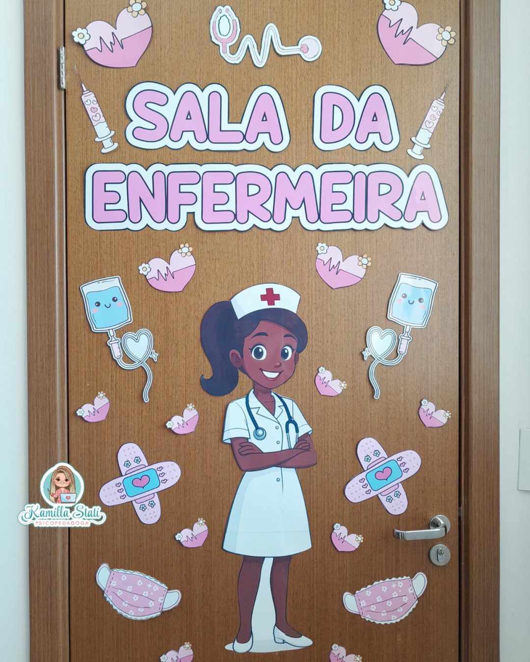 Decoração de porta Sala da Enfermeira - Imagem 5