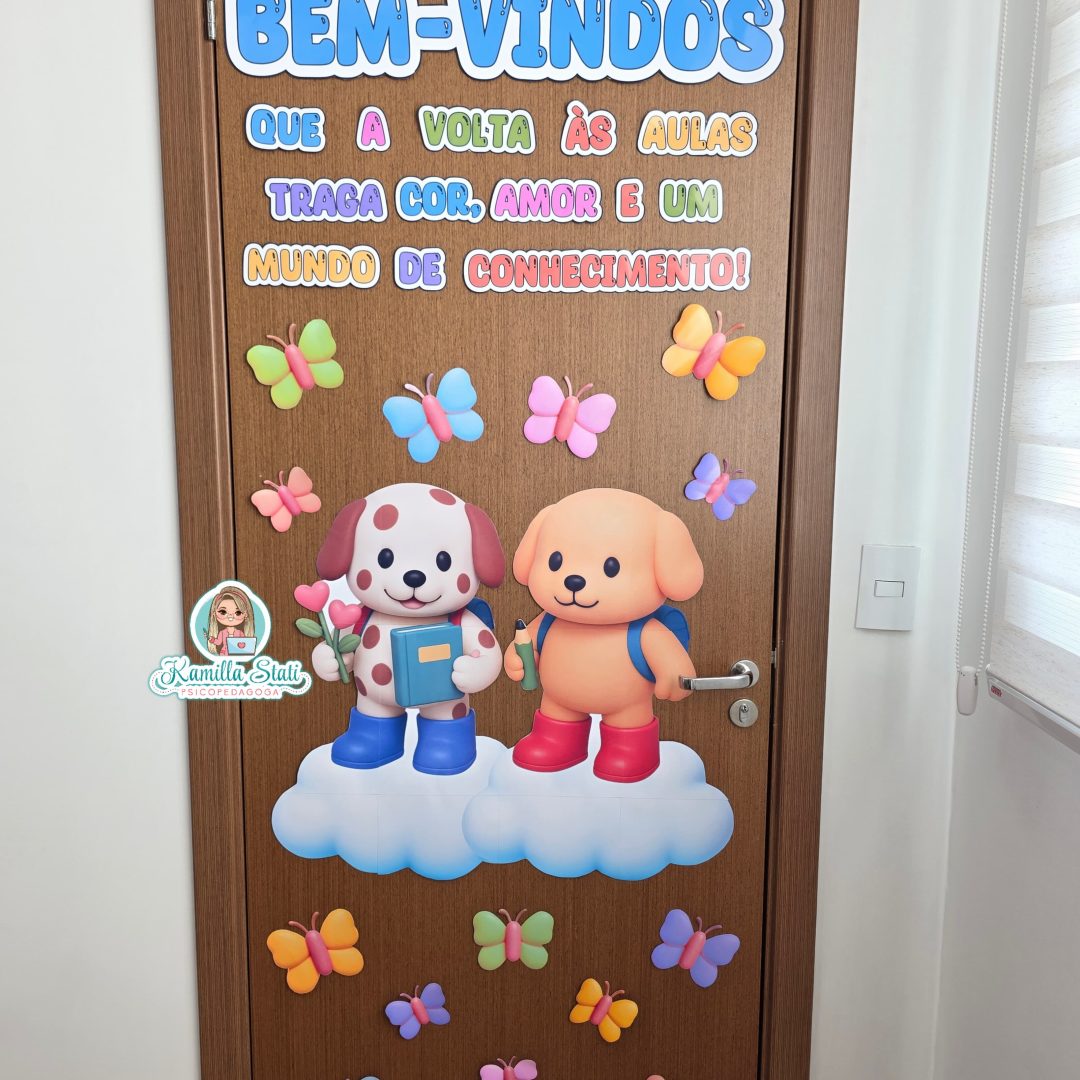 Decoração de porta volta às aulas Bobbie Goods