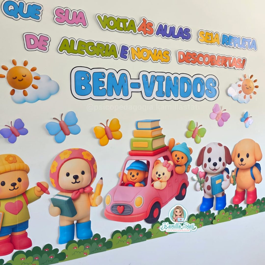Painel volta às aulas Bobbie Goods