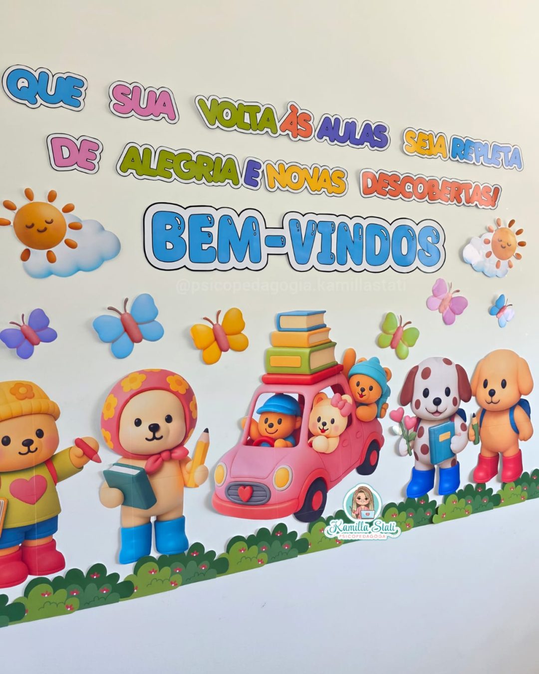 Painel volta às aulas Bobbie Goods