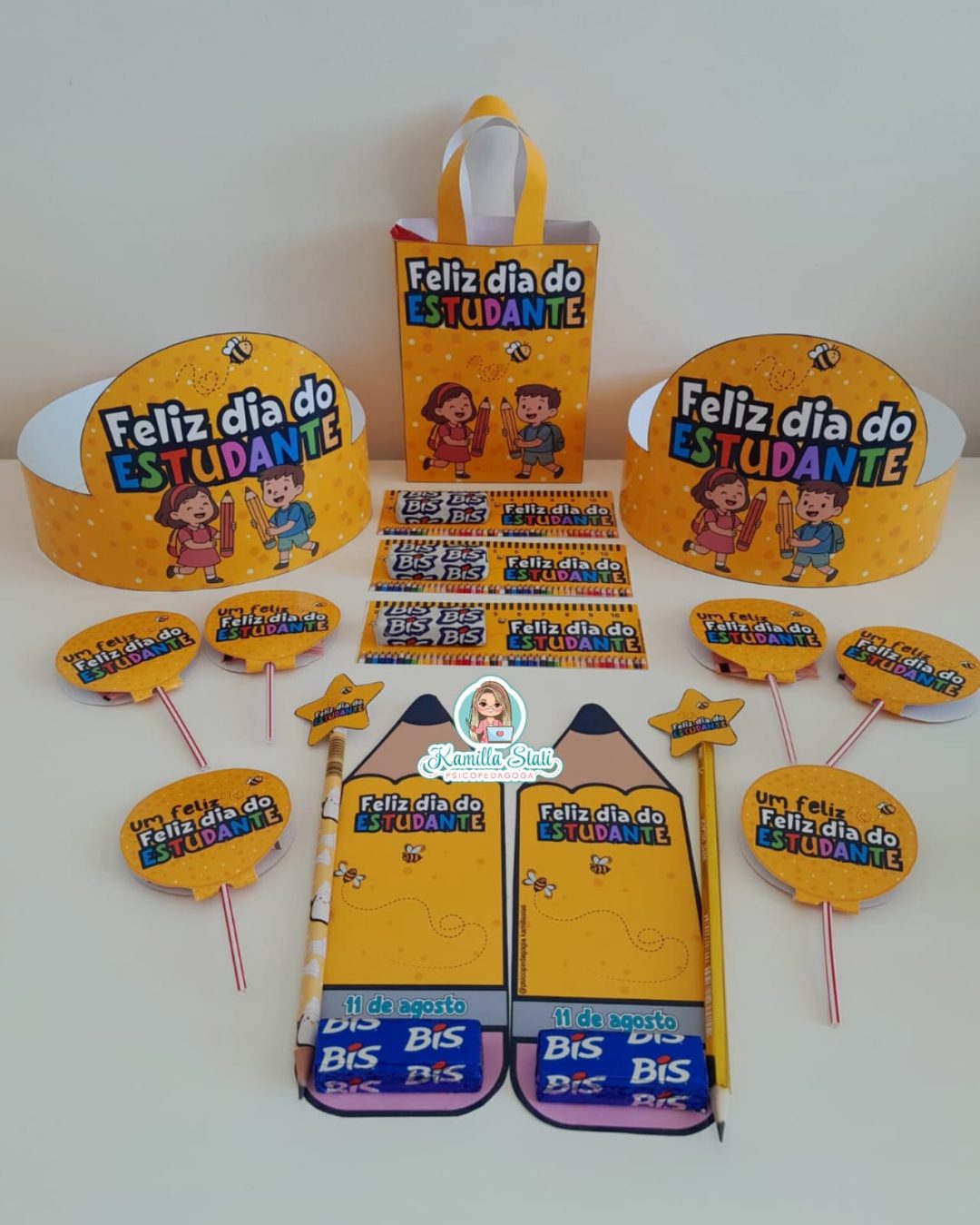 Kit dia do estudante lápis - Imagem 2