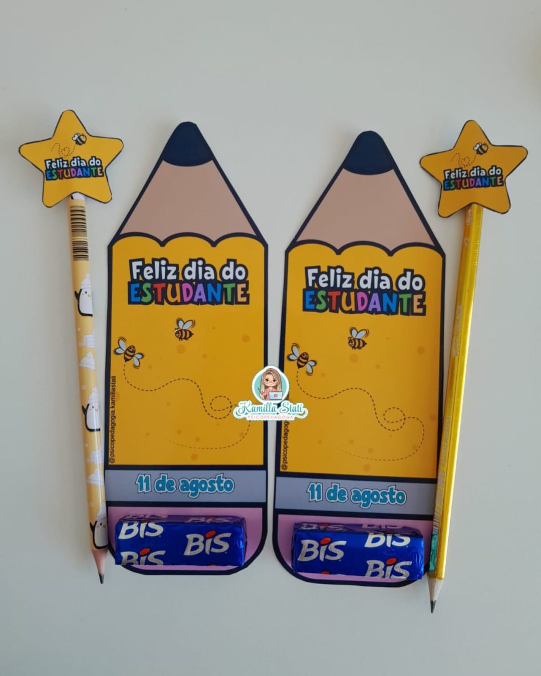 Kit dia do estudante lápis - Imagem 3