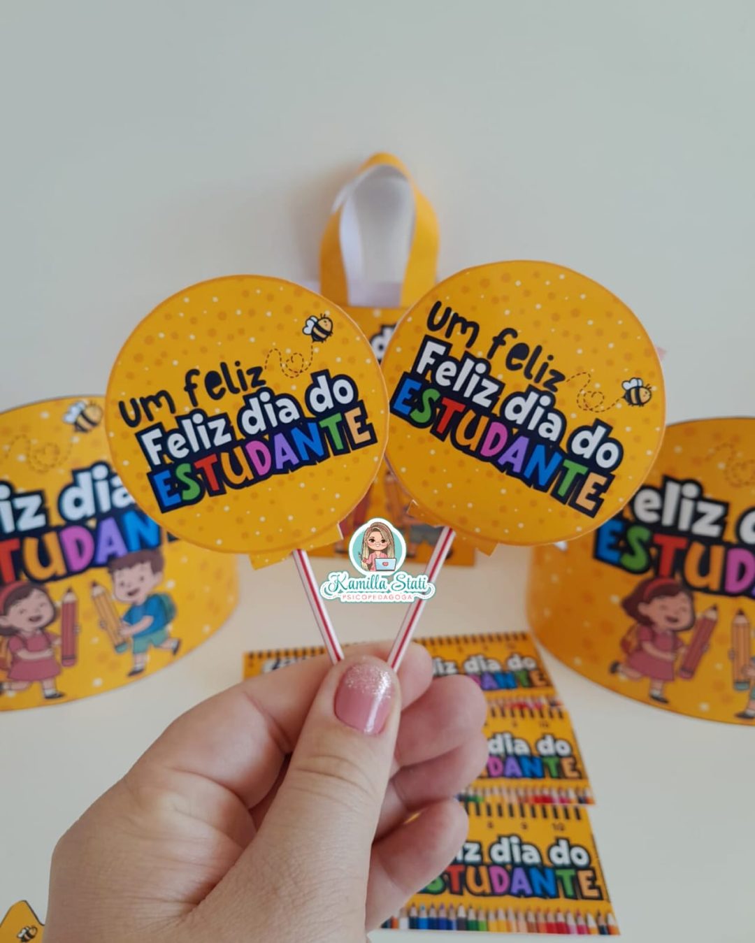 Kit dia do estudante lápis - Imagem 6