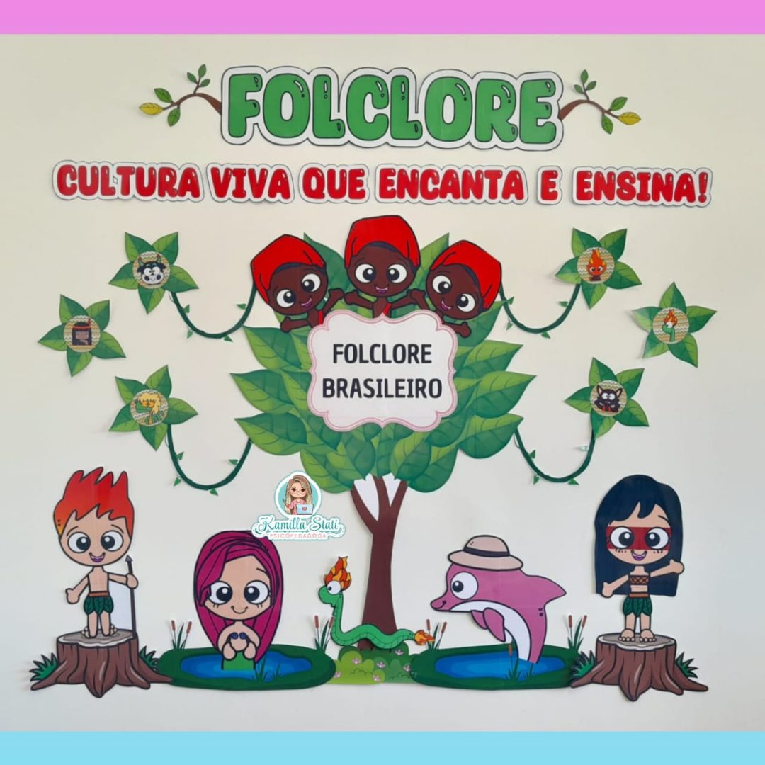 Painel Folclore árvore