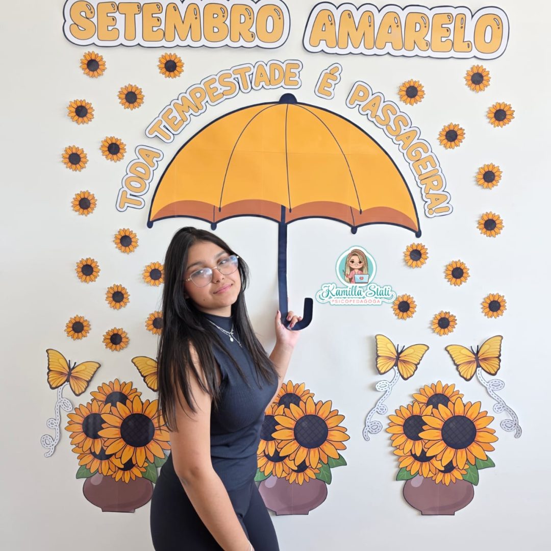 Painel para foto setembro amarelo