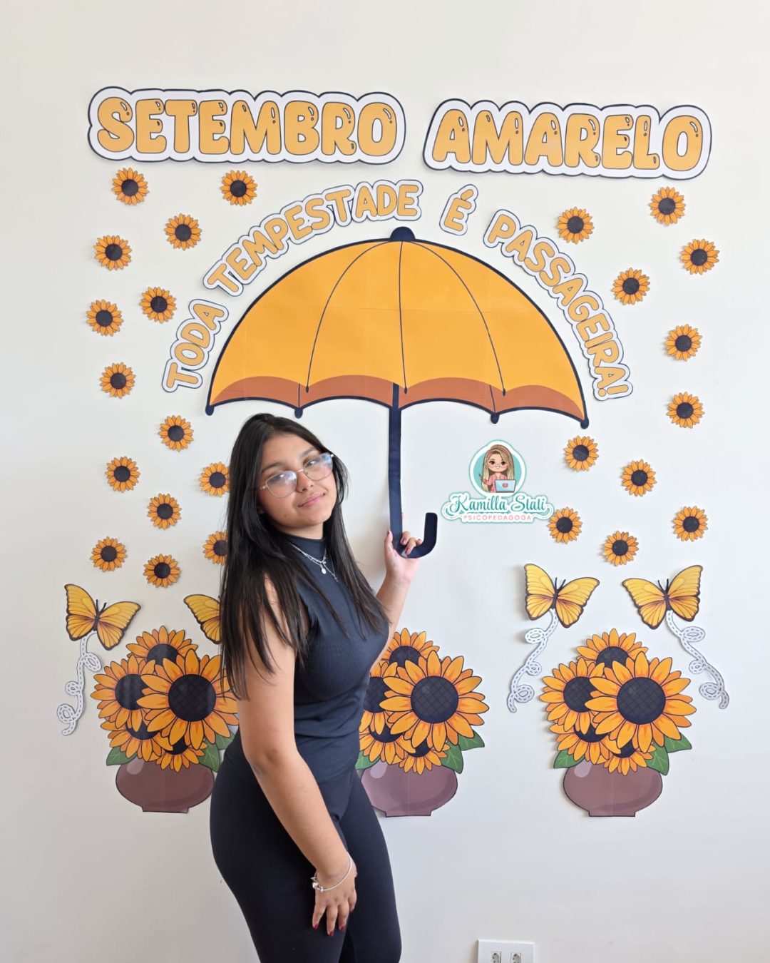 Painel para foto setembro amarelo