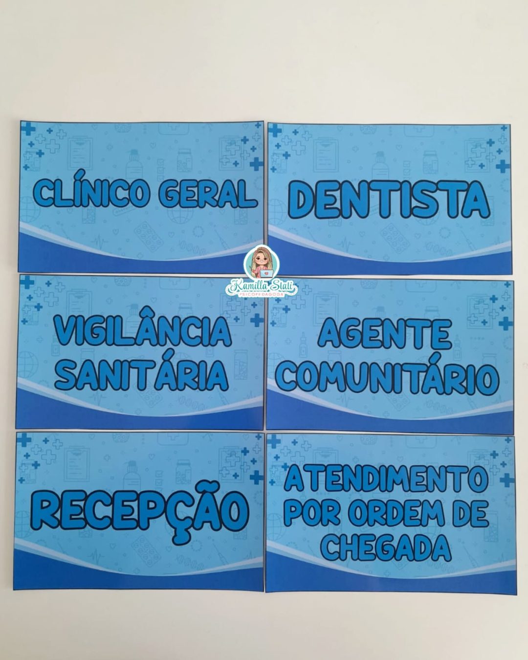 Plaquinhas de identificação para portas: área da saúde - Imagem 3