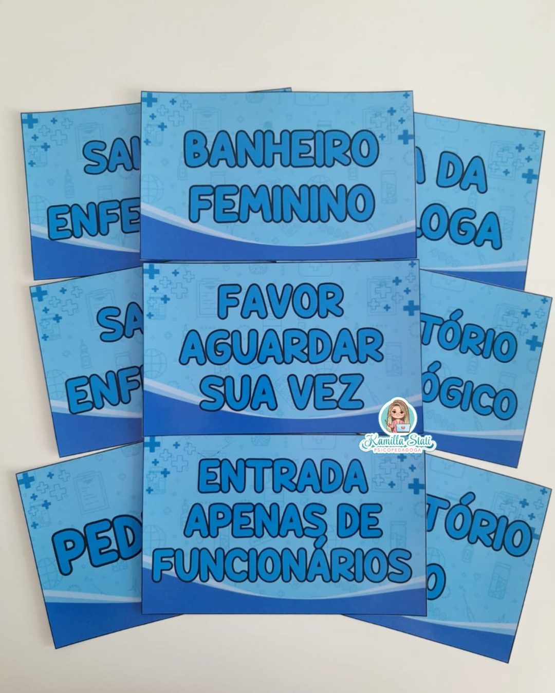 Plaquinhas de identificação para portas: área da saúde - Imagem 4