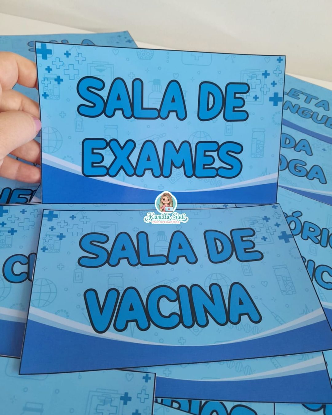 Plaquinhas de identificação para portas: área da saúde - Imagem 5