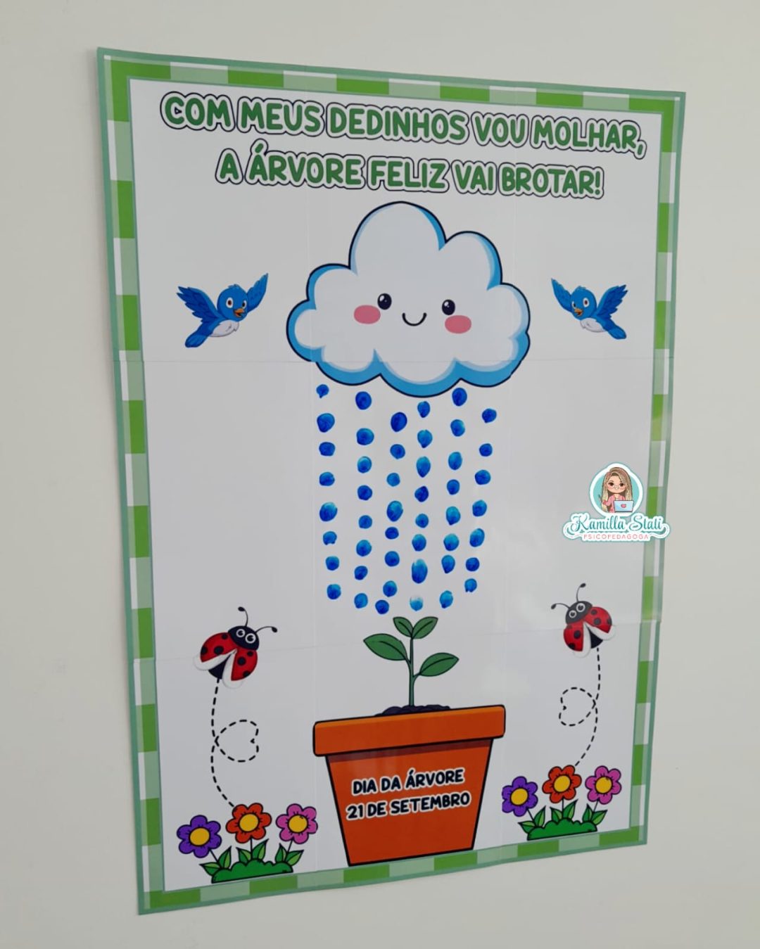 Mural dos dedinhos: dia da árvore - Imagem 2