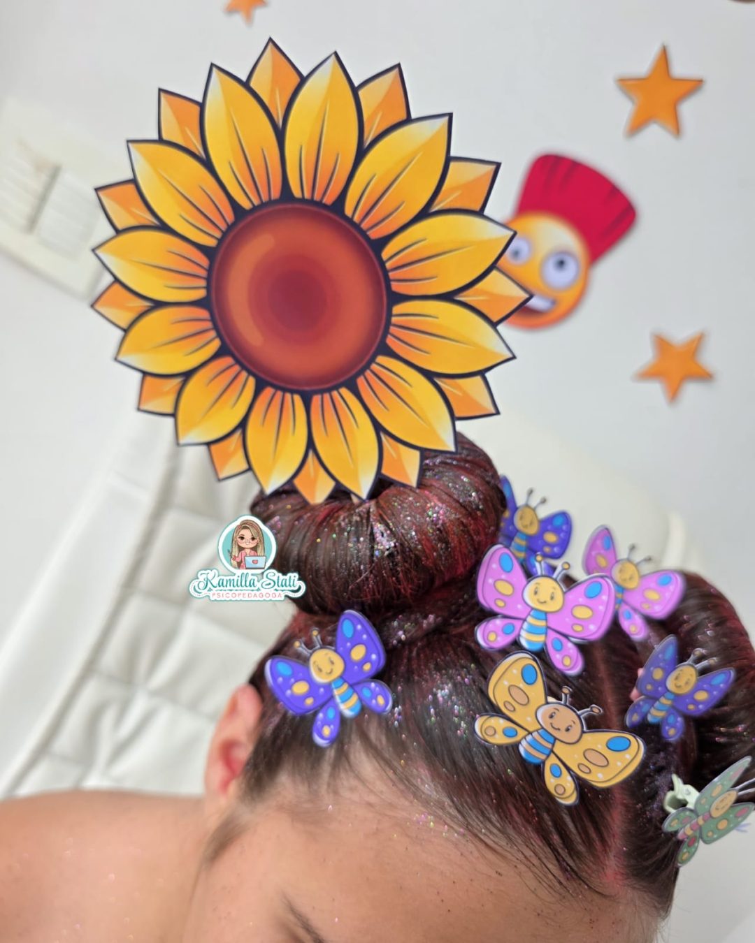 Cabelo maluco girassol - Imagem 3