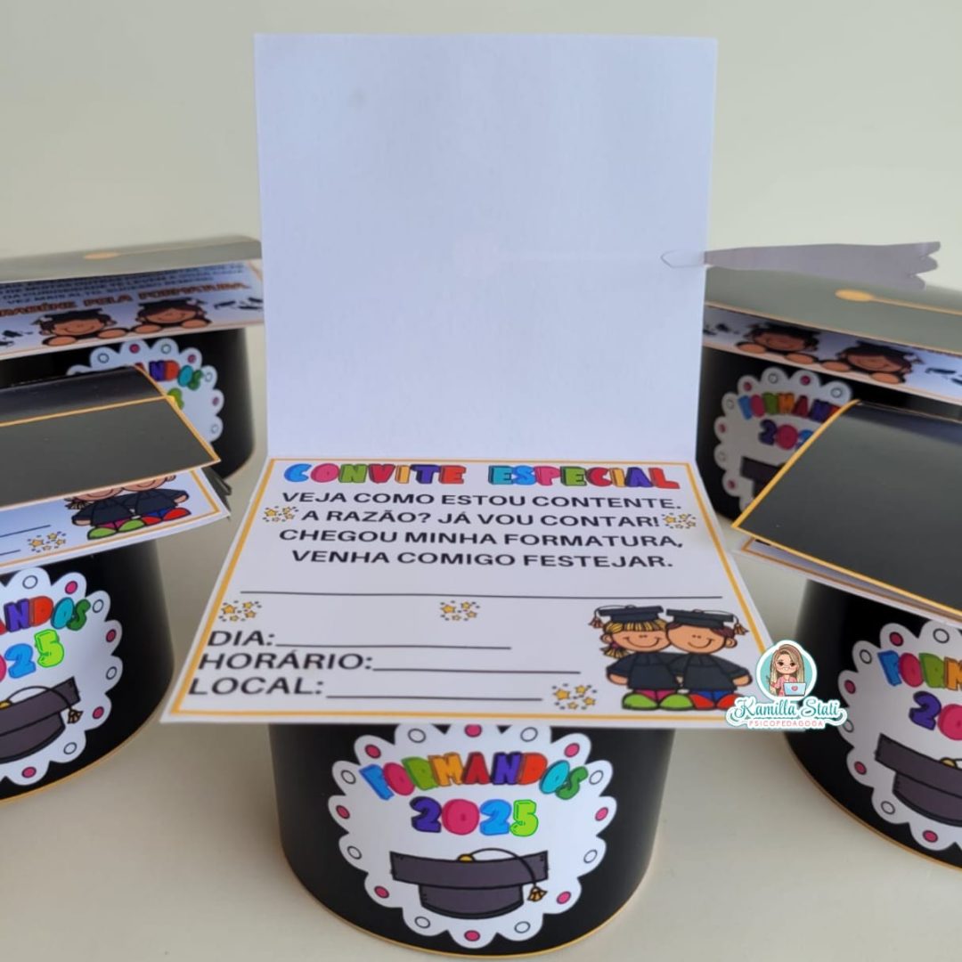 Convite formatura capelo 2025