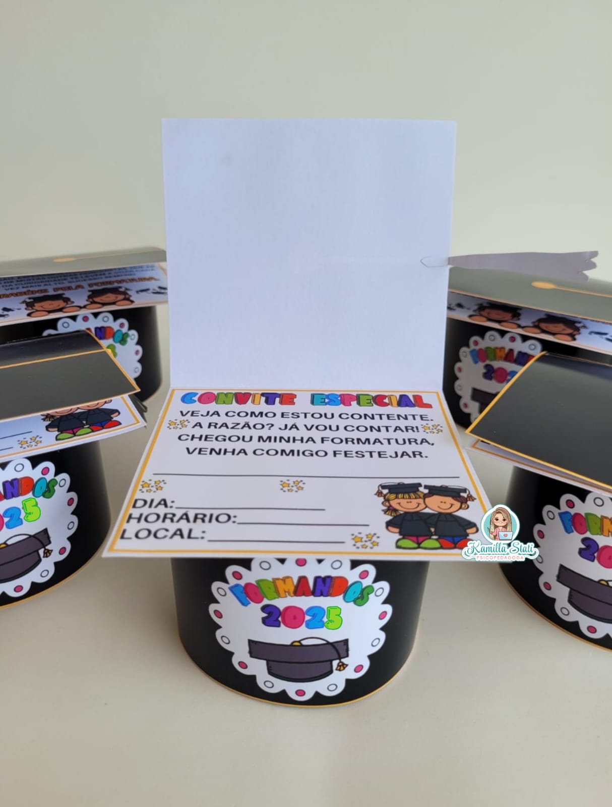 Convite formatura capelo 2025