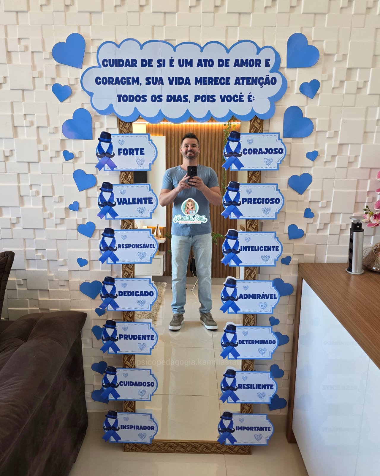 Espelho das afirmações Novembro Azul