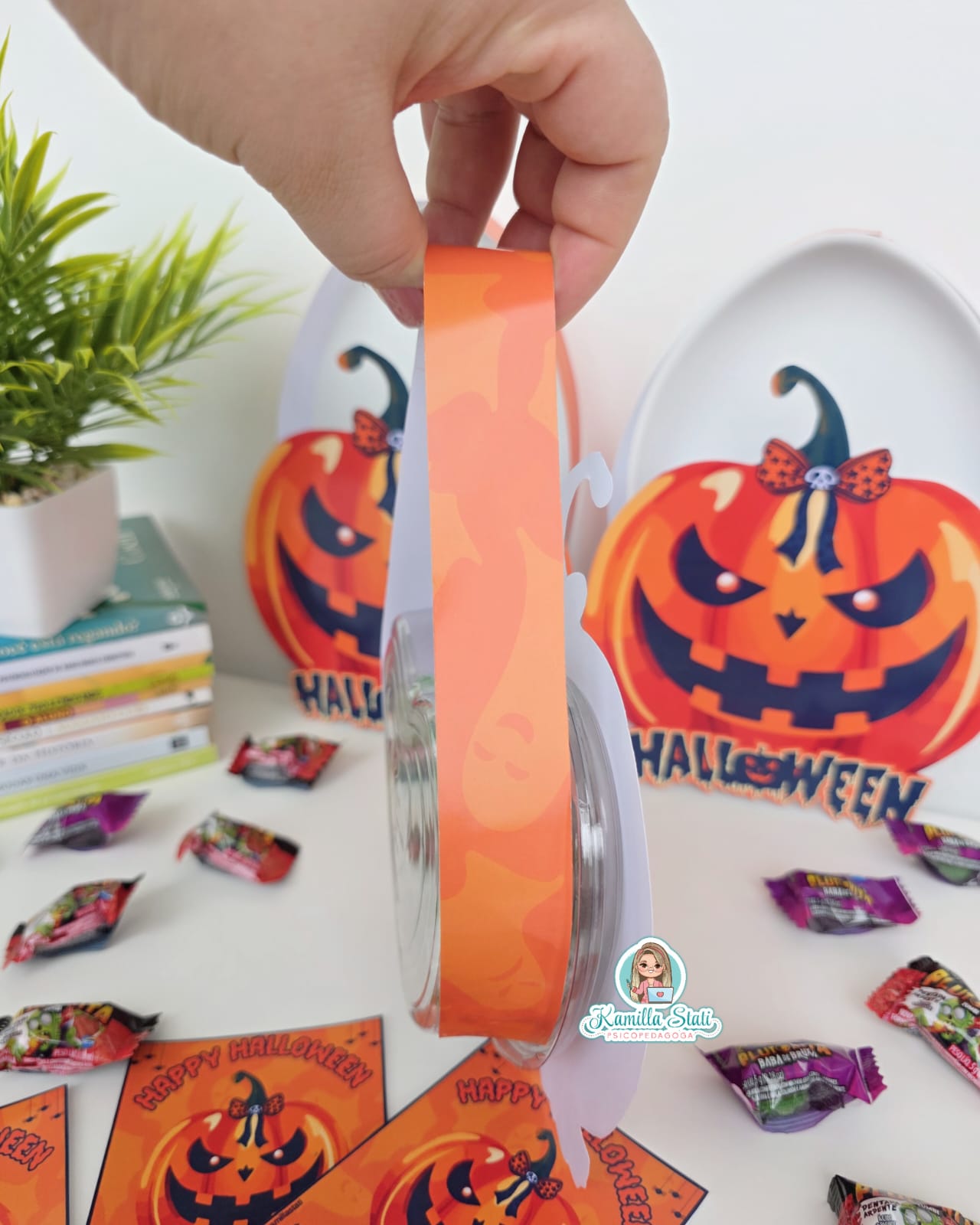 Lembrancinha abóbora halloween - Imagem 4