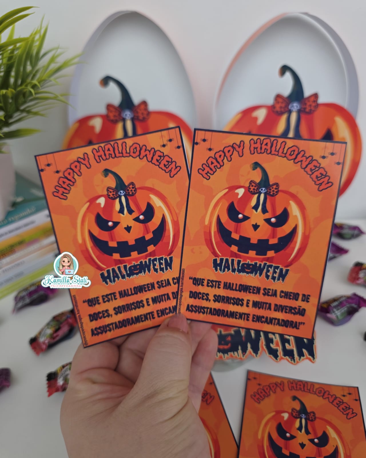 Lembrancinha abóbora halloween - Imagem 5