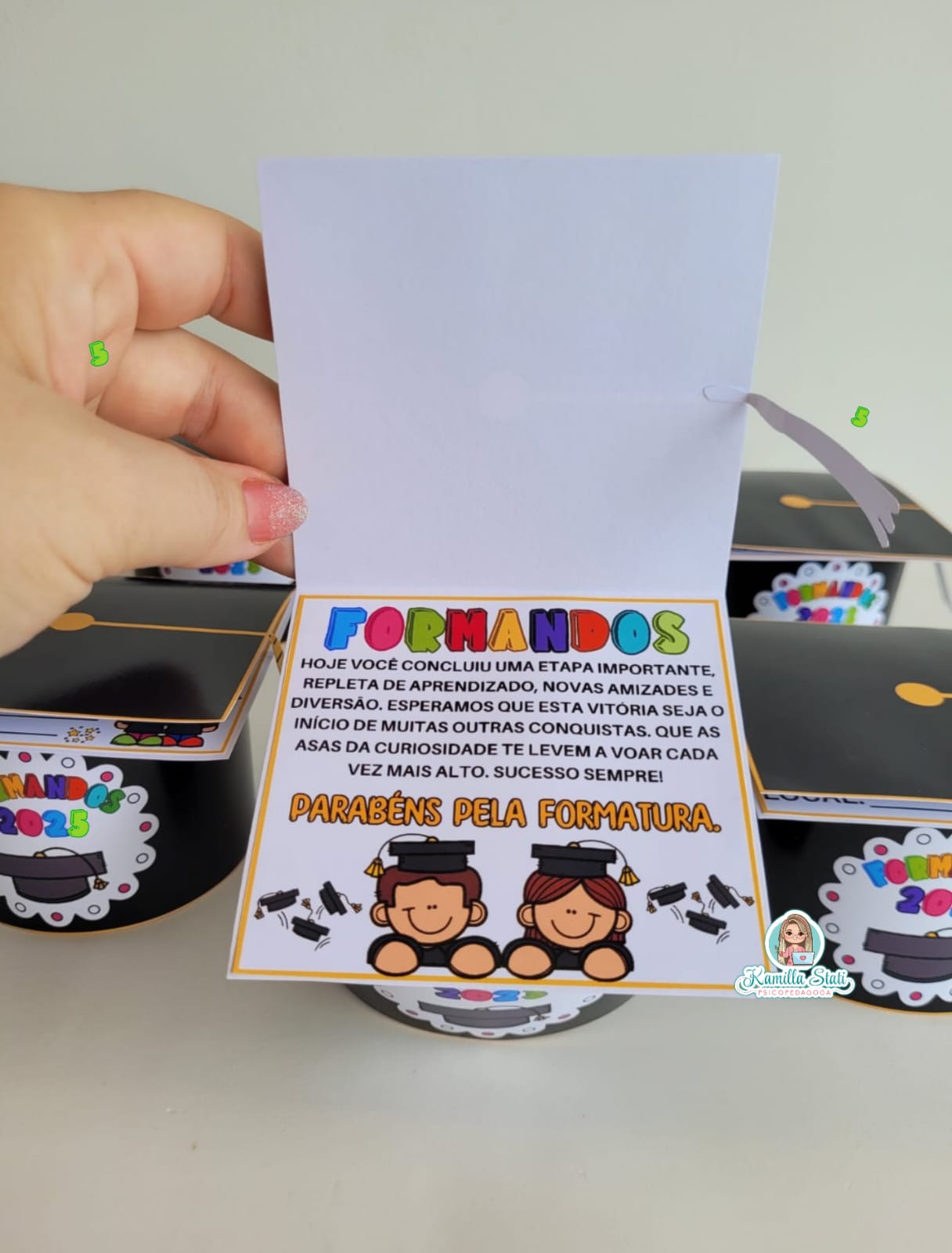 Lembrancinha formatura capelo 2025 - Imagem 2