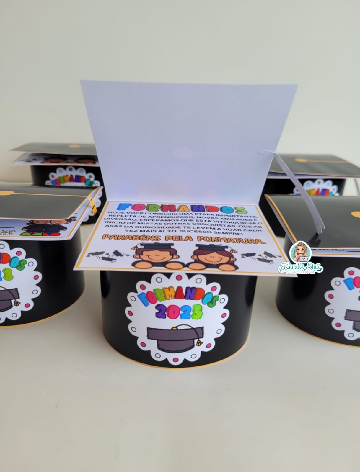 Lembrancinha formatura capelo 2025 - Imagem 3