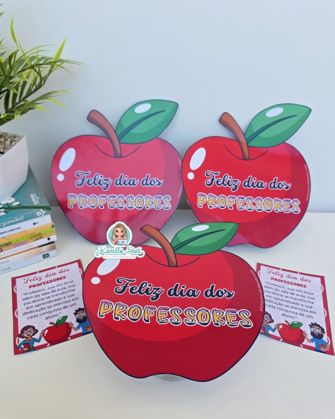 Lembrancinha dia dos Professores maça