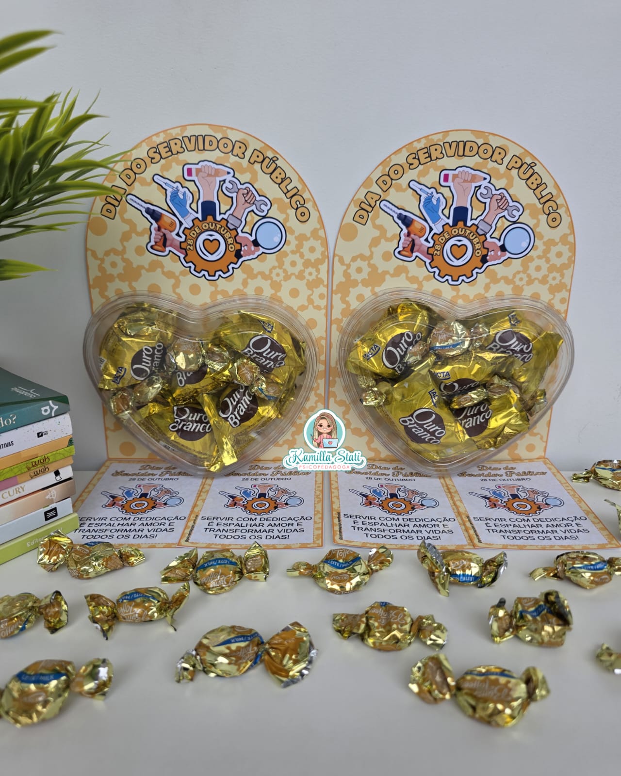 Lembrancinha para chocolates – Dia do Servidor Público