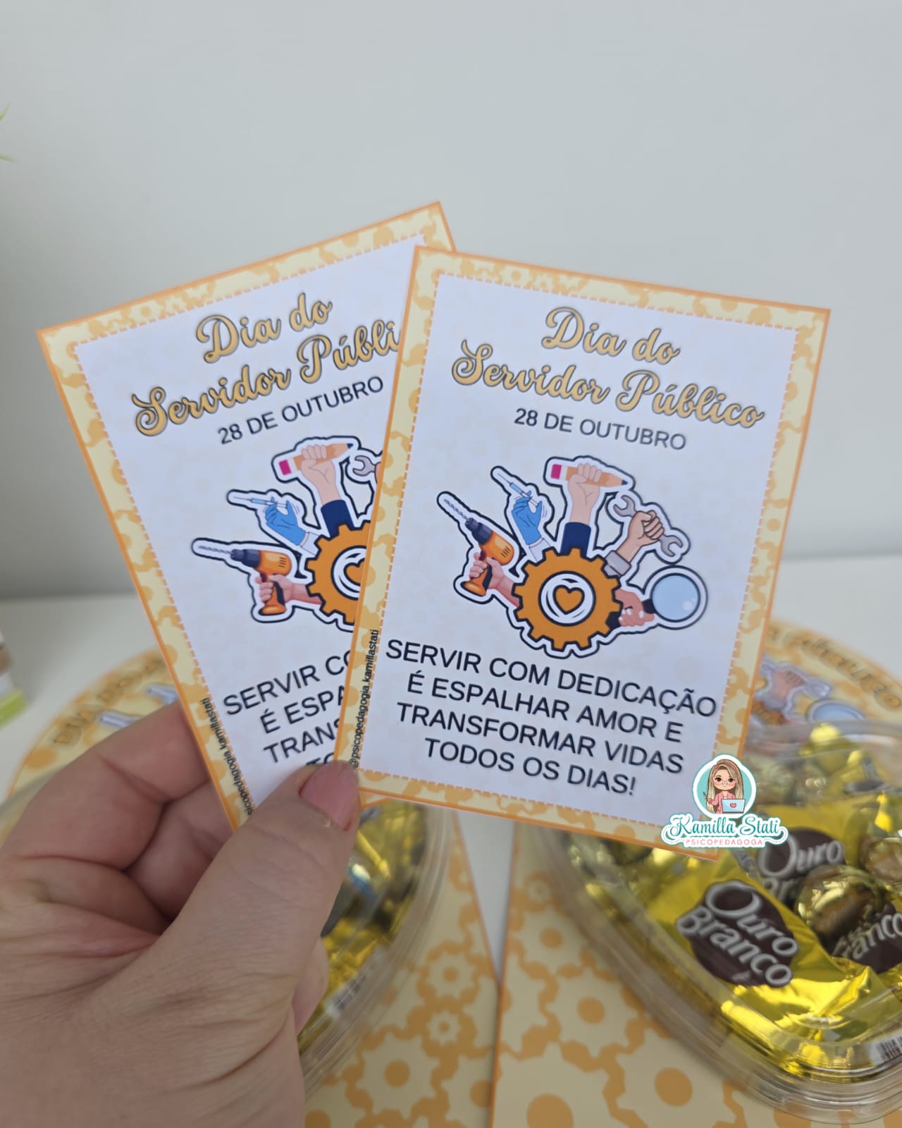 Lembrancinha para chocolates – Dia do Servidor Público - Imagem 3