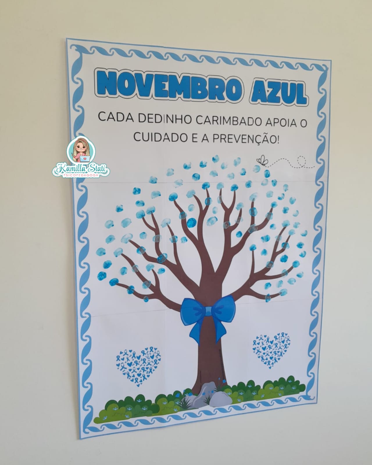 Mural dos dedinhos Novembro Azul - Imagem 3