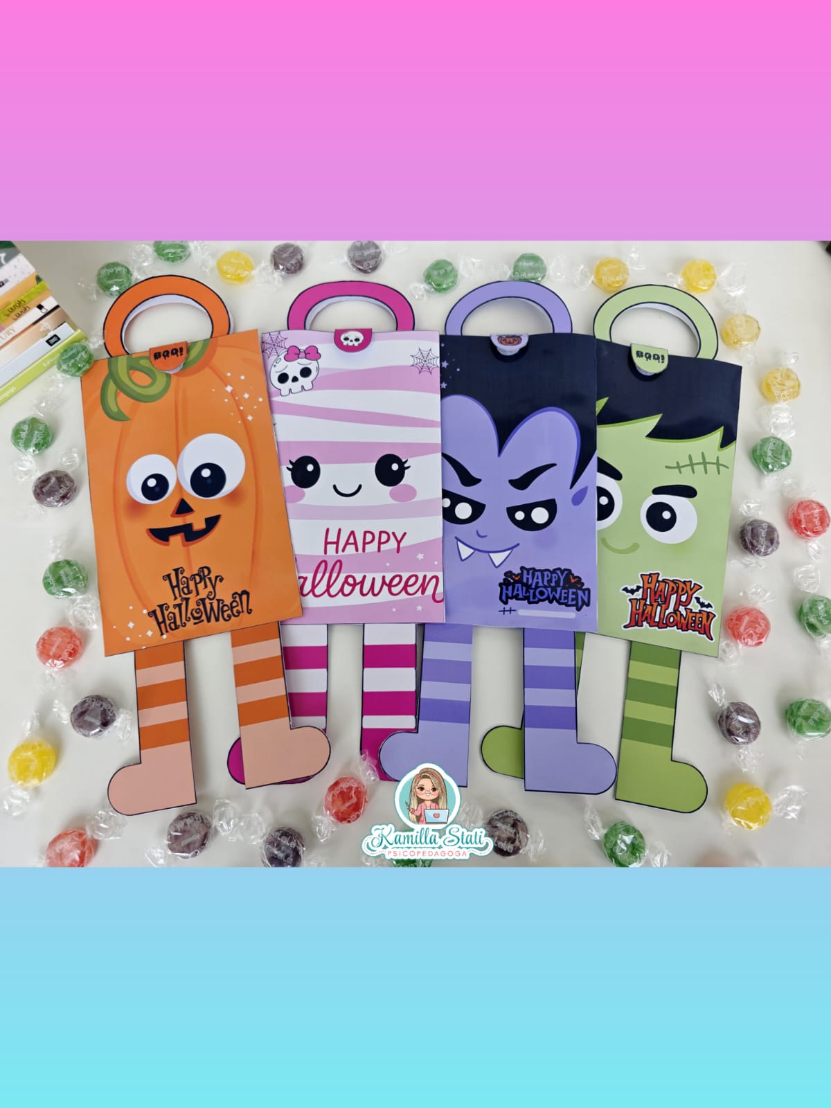 Sacolinhas divertidas halloween