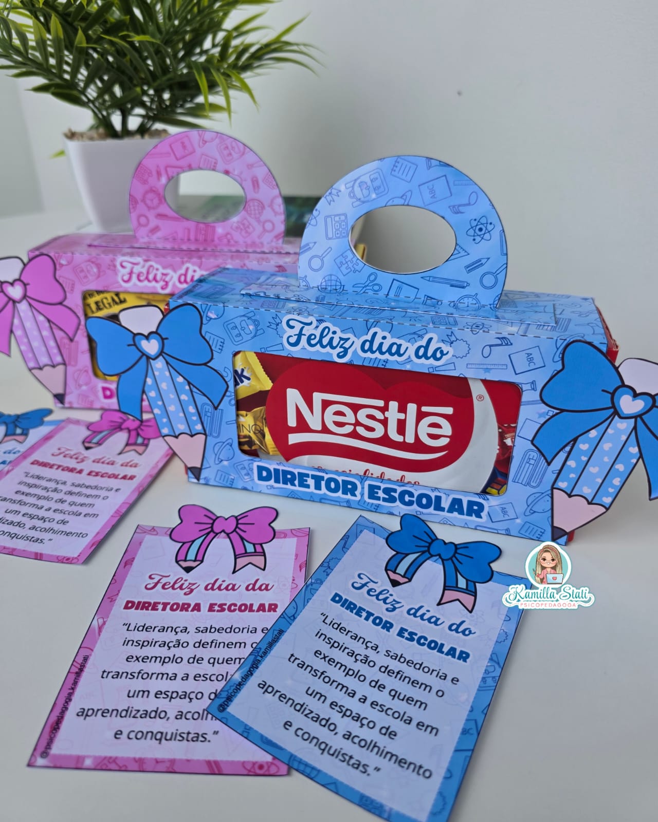 Caixa de bombom dia do diretor(a) escolar