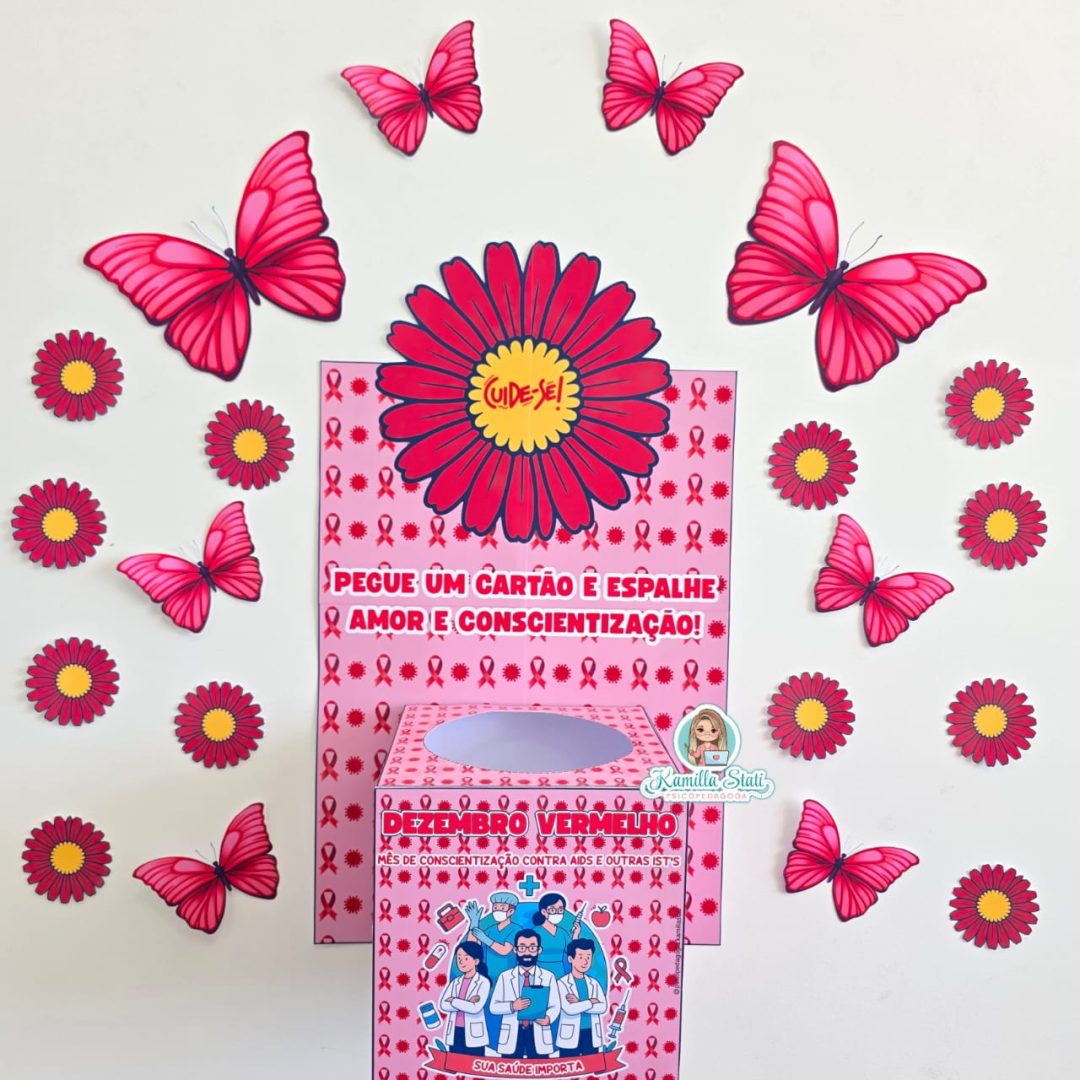 Caixa de incentivo Dezembro Vermelho