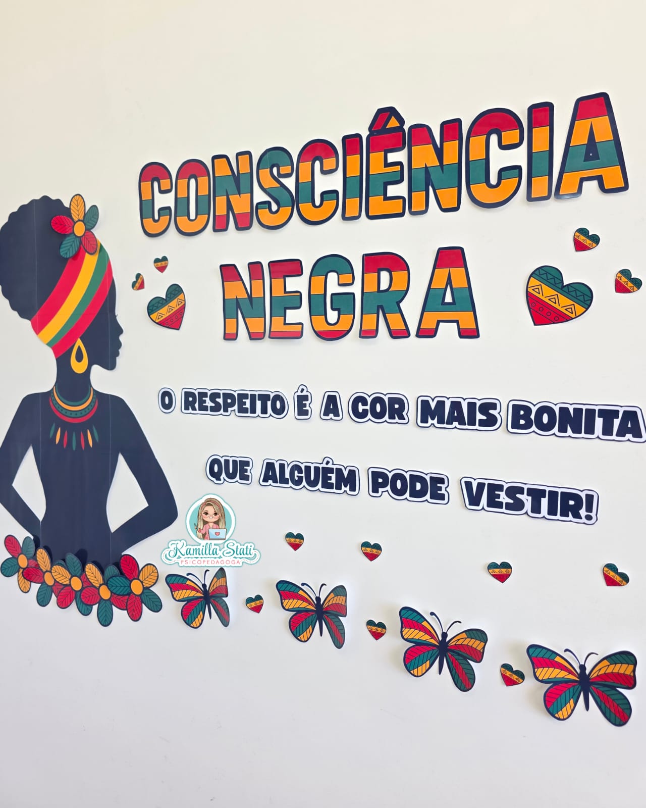 Painel Consciência Negra – Silhueta Afro - Imagem 2