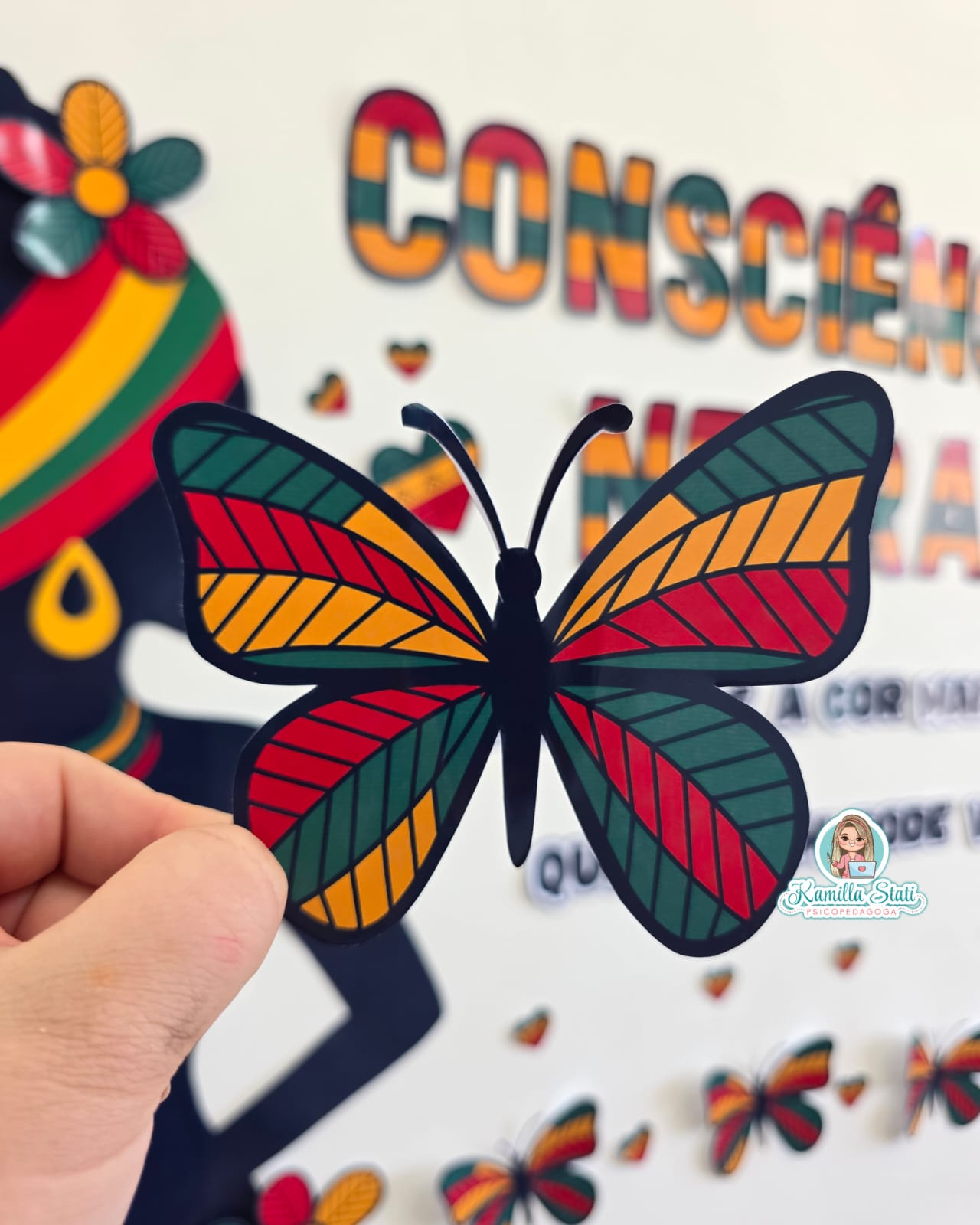 Painel Consciência Negra – Silhueta Afro - Imagem 4