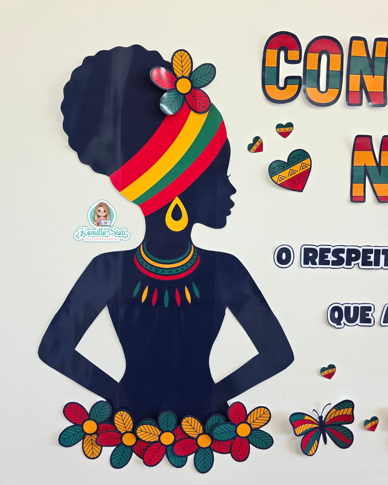 Painel Consciência Negra – Silhueta Afro - Imagem 5