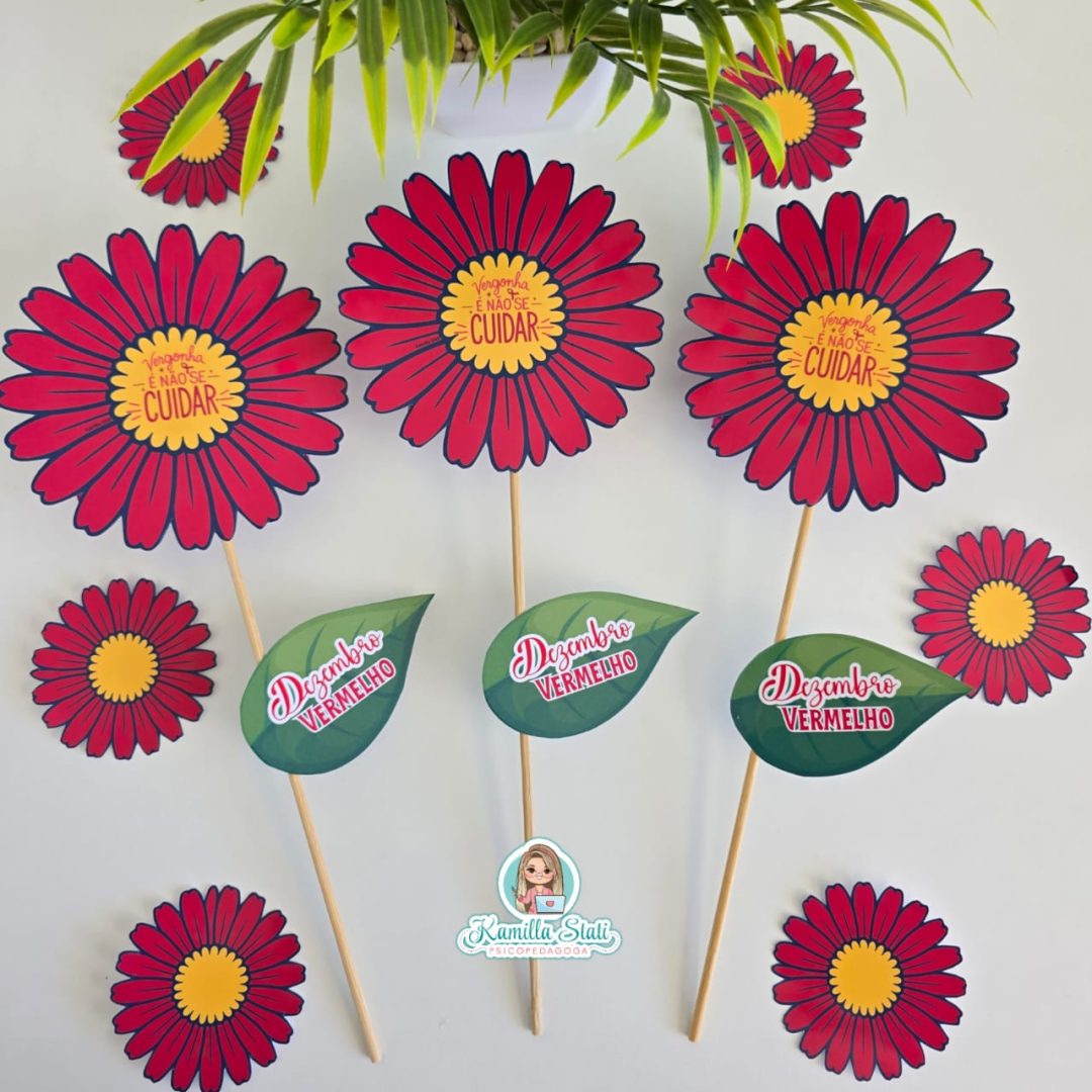 Palitoche Dezembro Vermelho